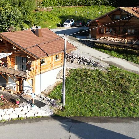 Chalet Anzac Chalet 5 Etoiles En Rondins Tout Neuf Unique Dans Les Aravis Les Villards-sur-Thônes 外观 照片