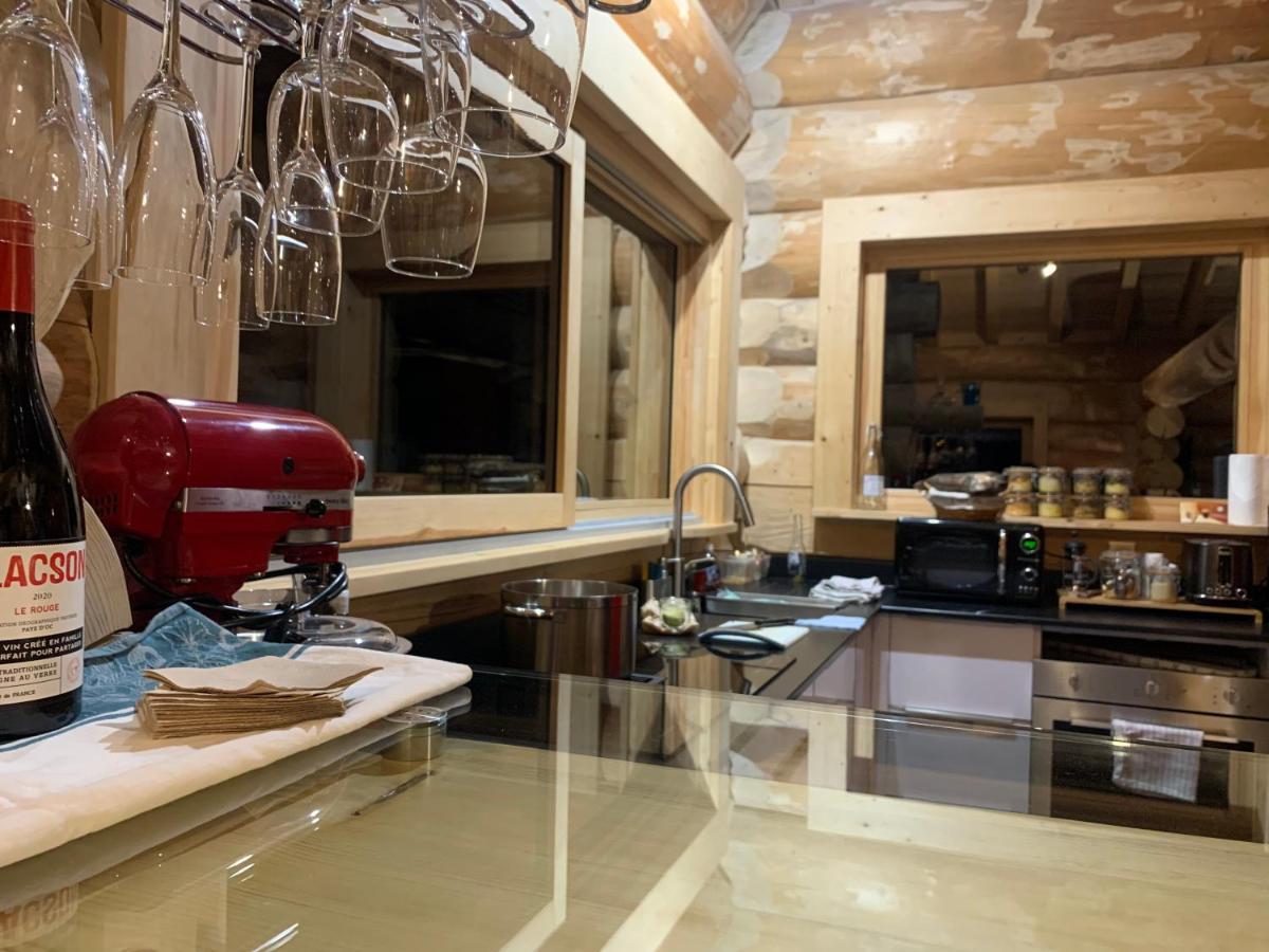 Chalet Anzac Chalet 5 Etoiles En Rondins Tout Neuf Unique Dans Les Aravis Les Villards-sur-Thônes 外观 照片
