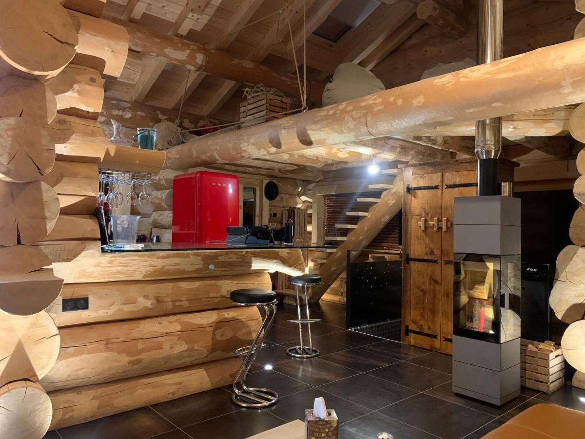 Chalet Anzac Chalet 5 Etoiles En Rondins Tout Neuf Unique Dans Les Aravis Les Villards-sur-Thônes 外观 照片