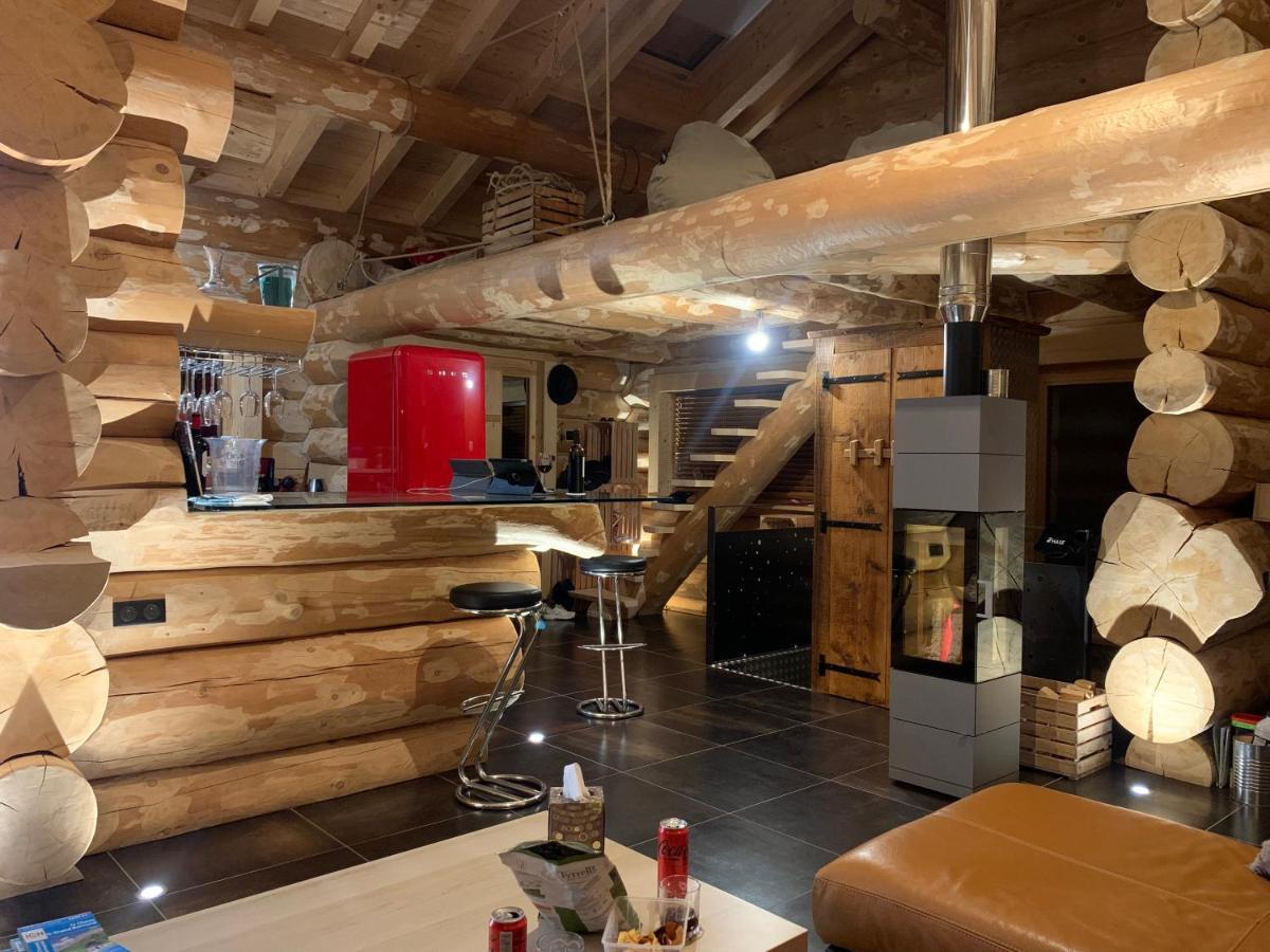 Chalet Anzac Chalet 5 Etoiles En Rondins Tout Neuf Unique Dans Les Aravis Les Villards-sur-Thônes 外观 照片