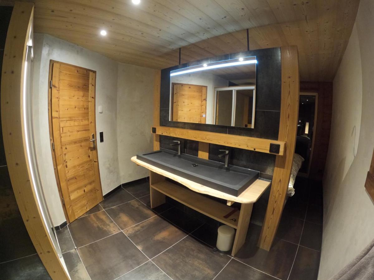 Chalet Anzac Chalet 5 Etoiles En Rondins Tout Neuf Unique Dans Les Aravis Les Villards-sur-Thônes 外观 照片