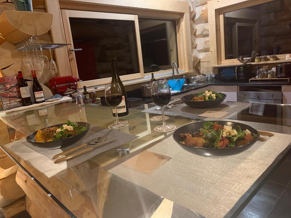 Chalet Anzac Chalet 5 Etoiles En Rondins Tout Neuf Unique Dans Les Aravis Les Villards-sur-Thônes 外观 照片
