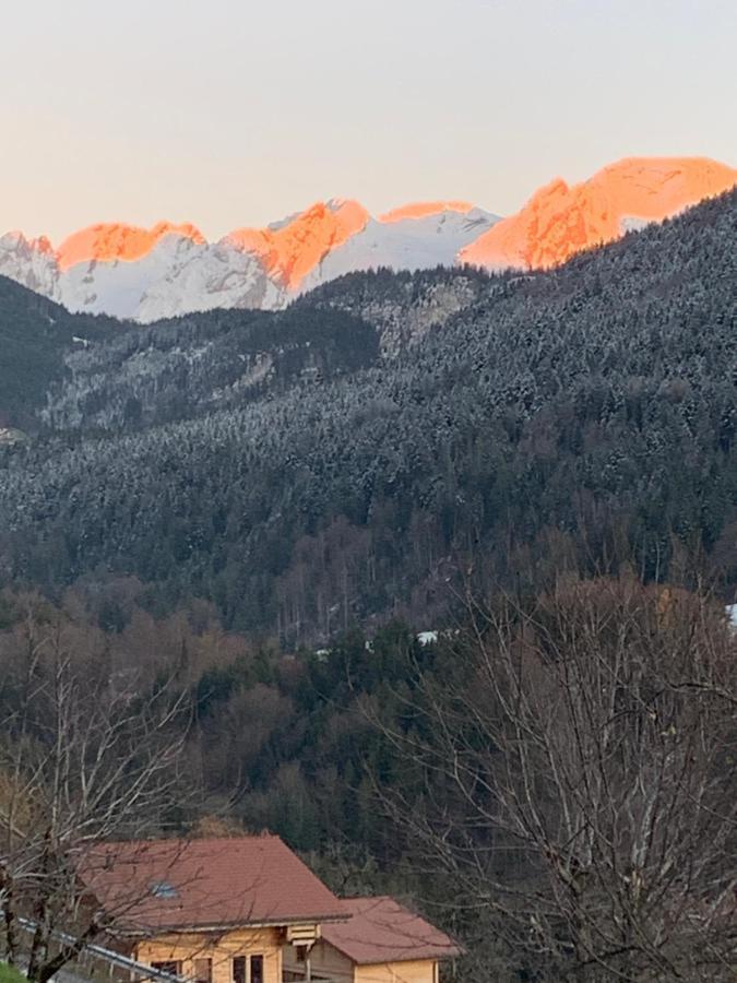 Chalet Anzac Chalet 5 Etoiles En Rondins Tout Neuf Unique Dans Les Aravis Les Villards-sur-Thônes 外观 照片